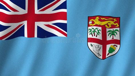 Fiji flag waving in the wind. Flag of Fiji images royalty free stock image Wind Flag, Fiji Flag, Flag Wallpaper, The Wind, Stock Images Free, Art Ideas, Stock Illustration, Royalty, Royalty Free