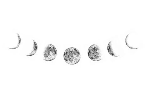 Rib Tattoo Moon Phases, Moon Phases Ankle Tattoo, Sun And Moon Phases Tattoo, Moon Phases Tattoo Designs, Moon Cycle Tattoo, Moon Phases Tattoo, Small Girly Tattoos, Black Tattoo Cover Up, Circle Tattoos