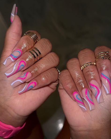 These colors are so cuteeee #nailsnailsnails #nailsofinstagram #showyourclaws #art #lines#blacksnailedit#thenailconnectionxo… | Instagram Beige Nails Design, All Nails, Beige Nails, F U, July 31, Nails Nails, Fun Nails, You Nailed It, Nail Designs