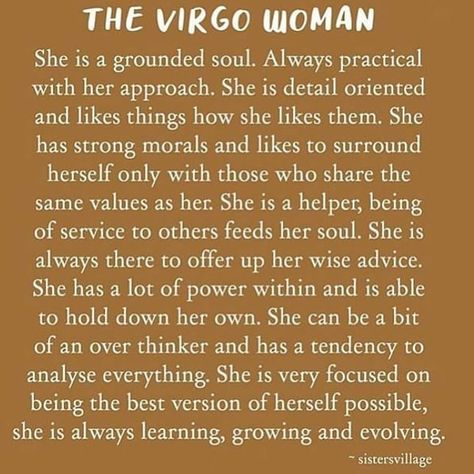 Virgo Female Facts, Virgo Female, Virgo Traits Woman Fun Facts, Perfectionist Quotes, Facts About Virgo Girl, Virgo Today, August Vibes, Virgo Stereotypes, Virgo Description