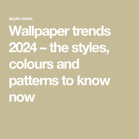 Wallpaper trends 2024 – the styles, colours and patterns to know now Wallpaper 2024 Trends, 2024 Wallpaper Trends, Wallpaper Trends For 2024, 2024 Pattern Trends, 2024 Colour Trends, Colour Trends 2024, Trending Wallpapers, 2024 Wallpaper, Wallpaper 2024