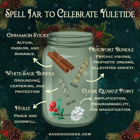 Wicca Holidays, Yule Traditions, Yule Crafts, Yule Celebration, Winter Solstice Celebration, Old Souls, Solstice Celebration, Jar Spells, Witch Tarot