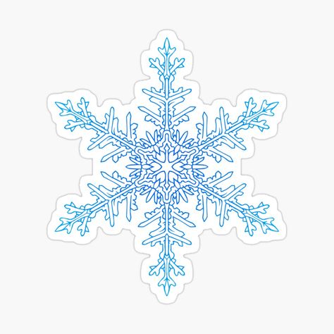 Snowflakes Art, Snowflake Sticker, Sticker Design, My Art, Awesome Products, Vinyl Sticker, Magnets, Fashion Inspo, Clip Art