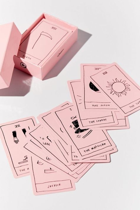 11 Fun Party Games for Adults That Aren’t Charades: ADAMJK OK Tarot Card Deck, Urban Outfitters, $30 Kartu Tarot, Layout Editorial, Citate Harry Potter, Fringe Pillows, 카드 디자인, Pink Cards, Diy Deck, Tarot Card Decks, Card Deck