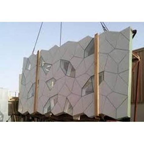 GFRC Panel Gfrc Panels, Sips Panels, Concrete Facade, Precast Concrete, Curtain Wall, Zaha Hadid, Retail Space, Facade Design, Modern House