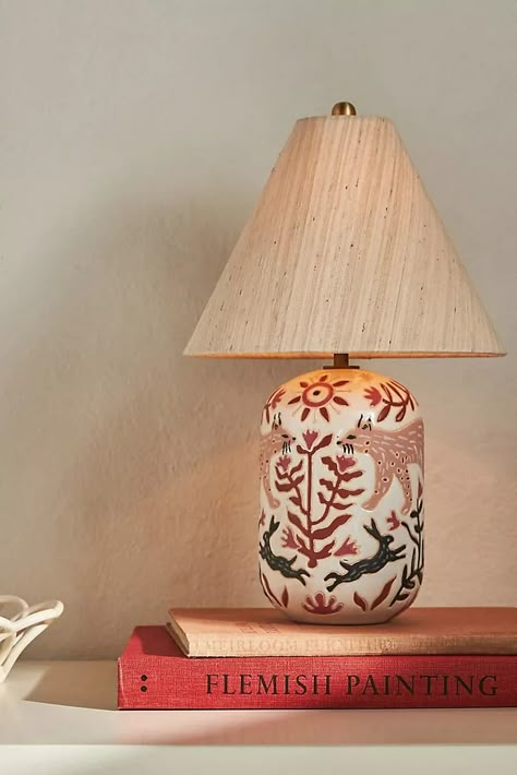 Top-Rated | AnthroLiving Ceramic Lamp Base, Unique Lamps, Ceramic Lamp, Ceramic Table Lamps, Unique Lighting, Ceramic Table, Lamp Shades, Decor Lighting, Lamp Bases