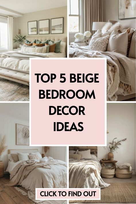 🖼️ Is your bedroom ready for a refresh? Check out our essential guide to beige bedroom walls and more! Perfect your bedroom interior with our top beige bedroom design tips. Click now to start transforming your space! Throw Pillows For Beige Bedding, Beige Linen Duvet Cover, Beige Bedframe Bedroom Ideas, Khaki Bedroom Ideas, Cream And Beige Bedroom, Beige Bedroom Paint, Beige Bedroom Walls, Beige And Gold Bedroom, Beige Bedroom Design