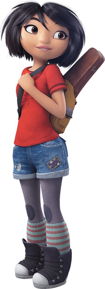 Yi is the main protagonist of the 2019 Dreamworks film, Abominable. She is a young Chinese girl who lives with her parents and a yeti named Everest. Yi is a teenager who lives in Shanghai with her mother and her severe grandmother. Since the loss of her father, she likes to go to her fort and play her violin, which is all that remains of him, promising to fulfill her promise that she will go on a trip. One night Yi notices a yeti on her rooftop. The yeti, whom he calls Everest, is on the run fro Yi Abominable, Nico Marlet, Different Emojis, Gogo Tomago, Dreamworks Art, Weird Girl, Vanellope Von Schweetz, Invisible Cities, Dreamworks Movies