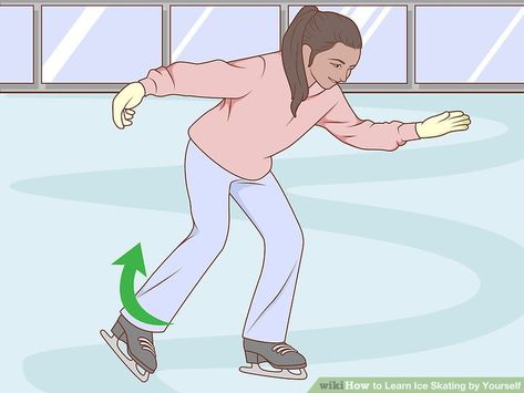 3 Ways to Learn Ice Skating by Yourself - wikiHow Nordic Skiing, Christmas Playlist, Flooring Tiles, Feel More Confident, Watercolor Fashion, Ice Skate, Ice Rink, Princess Wedding Dresses, School Holidays