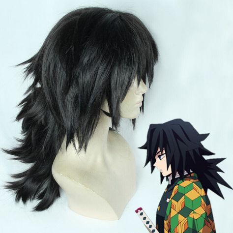 Anime Demon Slayer Kimetsu no Yaiba Tomioka Giyuu Wig Halloween Cosplay Wigs Kids White Dress, Tomioka Giyuu, Anime Wigs, Cosplay Hair, Anime Demon Slayer, Kawaii Hairstyles, Anime Inspired Outfits, Demon Slayer Kimetsu No Yaiba, Cosplay Makeup