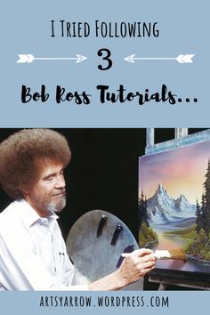 How To Paint Like Bob Ross, Bob Ross Paintings Tutorials, Bob Ross Paintings Tutorials Easy, Bob Ross Tutorial, Bob Ross Episodes, Bob Ross Painting Videos, Random Hobbies, Bob Ross Landscape, Painting Basics