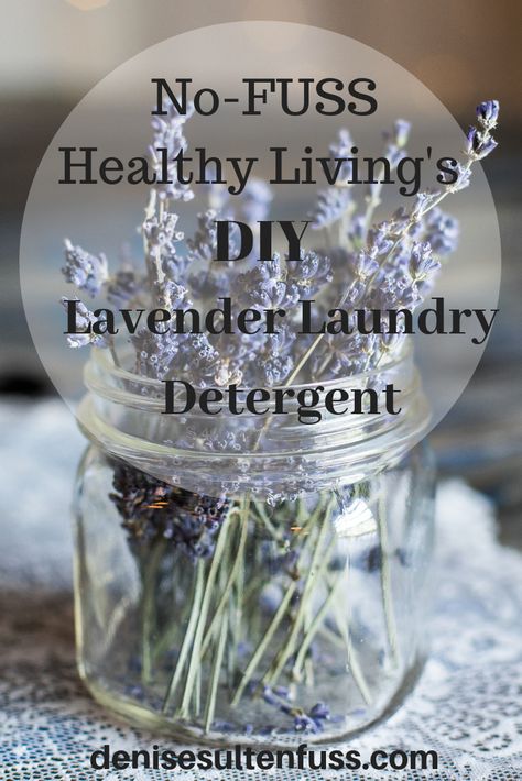 No-FUSS Healthy Living's Lavender laundry detergent uses gentle ingredients like essential oils, washing soda, baking soda, and Castile soap. #cleanliving #DIY #laundrydetergent #lavender Lavender Laundry Detergent, Essential Oils For Laundry, James Kelly, Lavender Laundry, Detergent Recipe, Laundry Detergent Recipe, Baking Soda For Hair, Diy Lavender, Diy Laundry Detergent