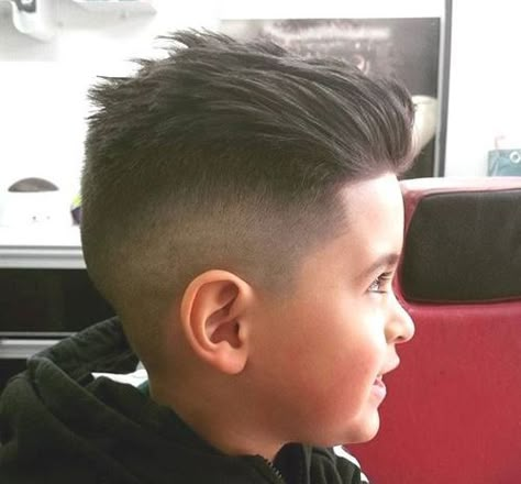 Cool Kids Haircuts, Boys Mohawk, Boys Fade Haircut, Baby Haircut, Mohawk Haircut, Boy Haircuts Short