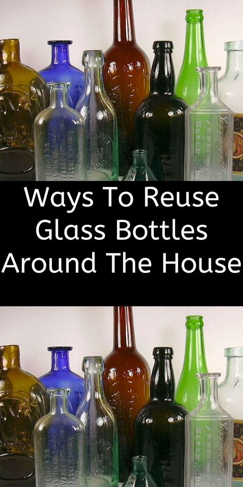 Reuse Glass Bottles, Glass Bottle Diy Projects, Glass Coke Bottles, Soda Bottle Crafts, Upcycle Bottles, Types Of Drinks, Reuse Bottles, Glass Liquor Bottles, Glassware Crafts