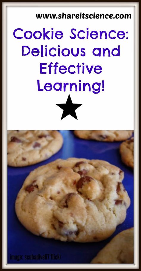 Cookies: A Delicious Way to Develop Science Skills. Use cookie experiments to teach the principles of carrying out a research project. Lots of links to other ways to use cookies to teach, from biology to astronomy! Ideas for preschool and elementary too! Cookie Science, Science Stem, Science Skills, Baking Science, Gluten Free Chocolate Chip, Cooking Classes For Kids, Steam Activities, Science Activities For Kids, Fair Projects