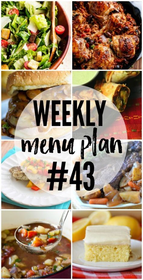 Weekly Menu Plan, Budget Freezer Meals, Weekly Menu Planning, Healthy Mummy, The Recipe Critic, Meal Planning Menus, Meal Prep Plans, Recipe Critic, Meal Plan Ideas