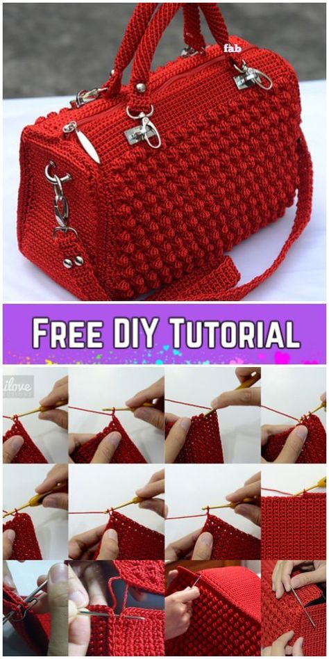 Terrific Free of Charge Crochet gifts summer Tips Bobble Stitch Handtasche Häkelanleitung mit Video-Anleitung #anleitung #bobble #hakelanleitung #h #Charge #Crochet #Free #gifts #summer #Terrific #Tips Corak Krusye, Date Pictures, Bobble Stitch Crochet, Crochet Bobble, Crochet Shell Stitch, Crochet Bag Tutorials, Crochet Clutch, Crochet Handbags Patterns, Stitch Crochet