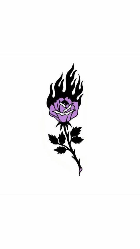 Burning Flowers Tattoo, Rose Y2k, Rose Tat, Burning Flowers, Tattoo Roses, Burning Rose, Draw Ideas, Flowers Tattoo, Drawing Inspo