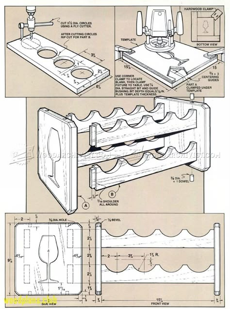 Diy Wine Rack Plans, Diy Wine Cabinet, Gömda Rum, Wine Rack Plans, Wine Rack Design, Cabinet Plans, Wood Crafting Tools, Wood Wine Racks, Diy Wine Rack