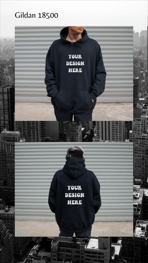 Oversized Hoodie Mockup, Black Hoodie Men, Hoodie Mockup, Junk Mail, Hoodie Design, Male Model, Black Hoodie, Mockup, Print On Demand