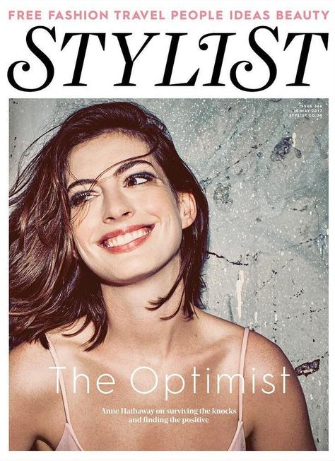 Anne Hathaway for Stylist - 10th May 2017 Anne Hathaway Magazine Cover, Anne Hathaway Poster, Anne Hathaway Films, Anne Hattaway, Gugu Mbatha Raw, Cover Magazine, Celebrity Magazines, Gemma Arterton, Rachel Mcadams