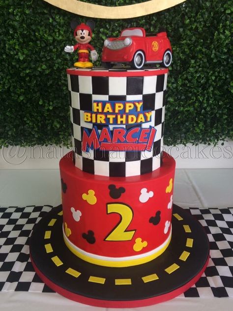 Mickey Mouse Roadster Racer Cake, Mickey Mouse Racers Birthday Cake, Mickey Mouse Roadster Cake, Mickey And The Roaster Racers Birthday, Mickey And The Roadster Racers Cake, Mickey Roadster Racers Birthday Cake, Roadster Racers Birthday Cake, Mickey Mouse Roadster Racers Birthday, Mickey Roadster Racers Party