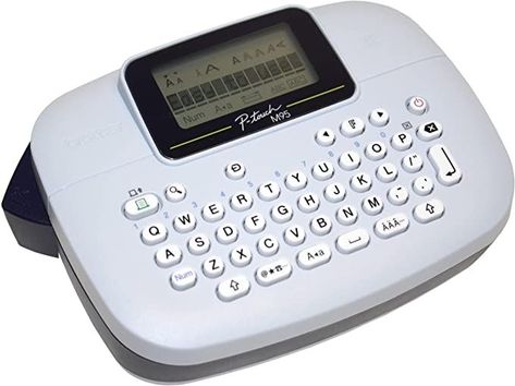 Lightweight and portable Easy-type QWERTY (Computer style) keyboard Easy to read 12-character display Comes with nine type styles, ten framing options and over 200 symbols Includes eight DECO mode patterns Brother Label Maker, Create Labels, Help Save Money, Label Maker, A Brother, Label Printer, Font Styles, Printing Labels, Custom Labels