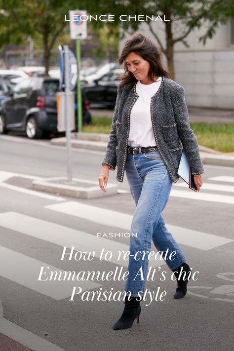 Emmanuel Alt Style, Emmanuelle Alt 2023, Eleonore Toulin Style, Chic Rock Outfit, French Rock Style, Emmanuelle Alt Style 2024, Emanuelle Alt 2023, Emmanuelle Alt Style 2023, Emanuelle Alt Streetstyle