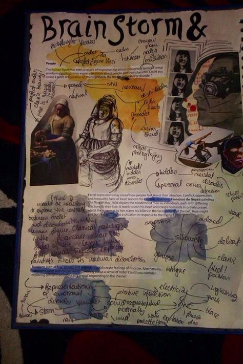 'Order and Disorder' brain storm and mind map page. (Half) Mind Map Art, Brain Storm, Kunstjournal Inspiration, Photography Sketchbook, Sketchbook Layout, Textiles Sketchbook, Art Alevel, Gcse Art Sketchbook, A Level Art Sketchbook