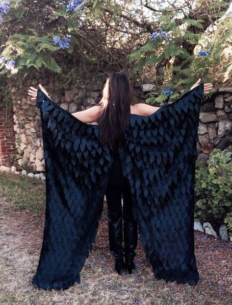 Maleficent Costume Wings Floor Length, Adult Costume Wings, Crow, Raven Wings, Black Bird Feather Wings, Halloween Costume Wings, Dark Fairy Malificent Fairy Costume, Crow Wings, Wing Ideas, Wings Halloween Costume, Dark Fairy Costume, Maleficent Wings, Raven Costume, Maleficent Halloween, Swan Wings