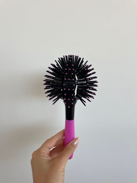 360 round brush review Style Hair With Round Brush, Best Round Brush For Thick Hair, Blowout Hair Round Brush, Round Brush Curls, Rotating Hair Brush, Blow Dry Round Brush, Velcro Rollers, Wet Brush, Voluminous Curls