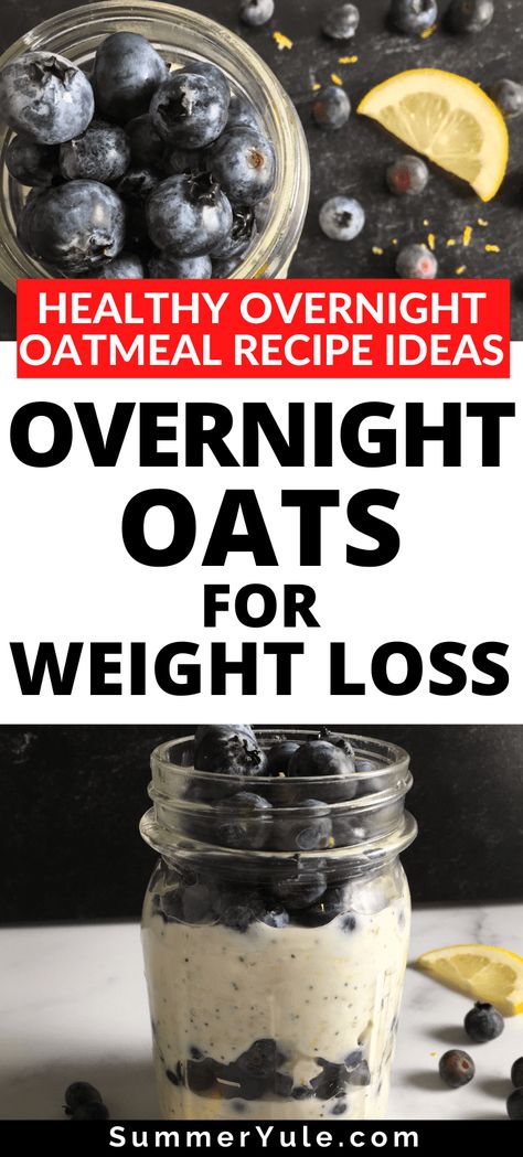 Overnight Oats Under 300 Calories, Volumetrics Recipes, Low Cal Overnight Oats, Rolled Oats Recipe Breakfast, Low Calorie Overnight Oats, Healthy Overnight Oats Recipe, Rolled Oats Recipe, Overnight Oatmeal Healthy, Gi Foods