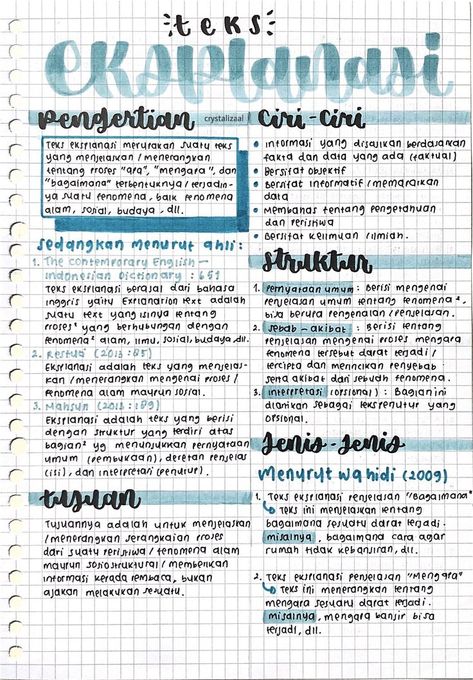 Study Writing Styles, Aesthetic Notes Study Inspiration, Catatan Aesthetic, Struktur Teks, Presentation Ideas For School, School Study Ideas, Bond Paper Design, Aesthetic Notes, Bullet Journal Notes