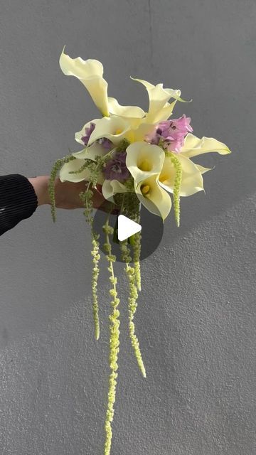 295 likes, 4 comments - soursunflower on December 15, 2023: "Erika’s bouquet- calla lilies, amaranthus and delphinium florets.". Calle Lily Bouquet, Orchid Amaranthus Bouquet, Lily Centerpiece Wedding, Amaranthus Bouquet, Calla Lillies Wedding, Calla Bouquet, Calla Lily Wedding Bouquet, Lily Wedding Bouquet, Dream Garden Wedding