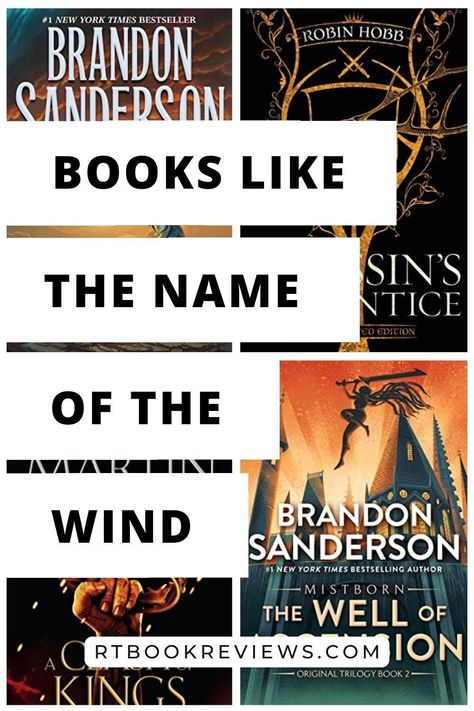 Looking for books to read with similar themes as The Name of the Wind? Look no further! Tap to see the best 7 books just like it here for more captivating storytelling, rich world-building, and complex characters in a fantasy setting! #bestbookstoread #fantasybookseries #fantasybooks The Name Of The Wind, Inheritance Trilogy, Complex Characters, Patrick Rothfuss, Fantasy Literature, Robert Jordan, Magic System, Fantasy Book Series, Book Genre