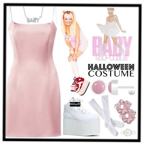 baby spice Halloween costume Outfit | ShopLook Baby Spice Outfits, Spice Girls Costume, Baby Spice Costume, Baby Spice Girl, Spice Girls Outfits, Spice Girls Costumes, Baby Spice, Halloween Board, Outfit 90s