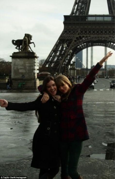 Bonjour Paris: Taylor Swift and Hailee Steinfeld went exploring in Paris together on Sunday Taylor Swif, Cho Chang, Blonde Cat, City Of Love, True Grit, Kate Bishop, Swift 3, Hailee Steinfeld, Paris Travel