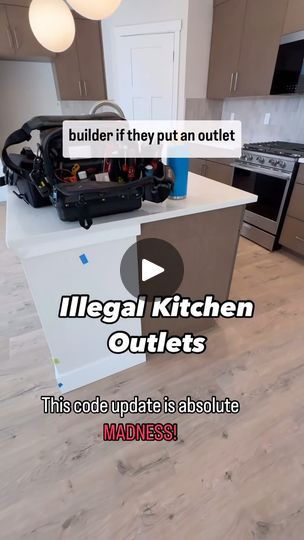 134K views · 353 reactions | OUTLETS in kitchen islands are AGAINST CODE now. At least hidden access outlets are still deemed safe enough.

I'm surprised outlets below 4' on a wall are allowed at all. They are so dangerous to kids and modern adults with the tripping and snagging. Falling lamp hospital visits are off the charts!

Trying to prevent every possible accident situation leads to ridiculous rules and new accidents start happening.

Thank you Ryan, @portlandpropertyinspectors, for sharing the code change and the detail you gave around it. You got my follow.

#construction #electrician #contractor #kitchendesign #interiordesign #kitchenisland #electrical #parent | TOOLS by Design | portlandpropertyinspectors · Original audio Hidden Outlets In Kitchen Island, Kitchen Island Electrical Outlets, Outlets In Kitchen, Hidden Outlets In Kitchen, Kitchen Island Outlets, Outlets In Kitchen Island, Hidden Kitchen Outlets, Island Outlets, Hidden Electrical Outlets