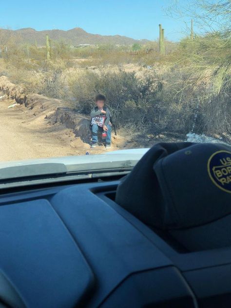 Border Patrol agents rescue 6-year-old Costa Rican boy after he was abandoned by smuggler on AZ border road during extreme heat Border Patrol, Dream Career, Costa Rican, Make Mistakes, Extreme Heat, First Responders, Help People, Helping People, Arizona