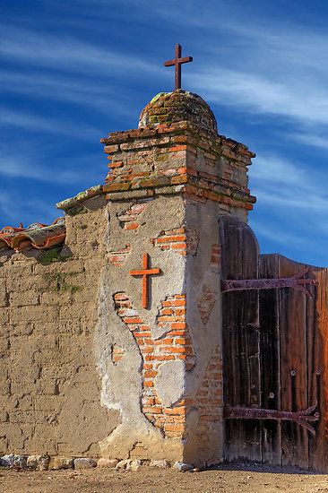 Mission Architecture, Church Design Architecture, Alta California, Canon 5d Mark Ii, Spanish Mission, California Architecture, Mexican Hacienda, Gate Post, California Missions