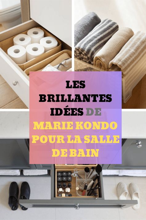 Marie Kondo Organizing, Camper Bathroom, Shower Box, Marie Kondo, Home Organisation, Home Organization Hacks, Cheap Decor, Tidy Up, Model Homes