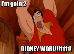 I'm going to Disney World! Gaston Memes, Fourth Of July Memes, Disney Fourth Of July, Fourth Of July Meme, Never Pause A Disney Movie, Funny Halloween Memes, Disney Puns, Song Memes, Friendship Images