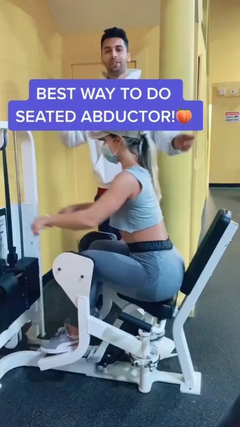 gymqualified on Instagram: How to grow your glutes with the seated abductor machine! 🍑 cc: @gerardiperformance Hip Abductor Machine, Hip Abductor Exercises, Abductor Machine, Bigger Glutes, Grow Your Glutes, Online Personal Training, Gym Machines, Fitness Programs, Online Fitness