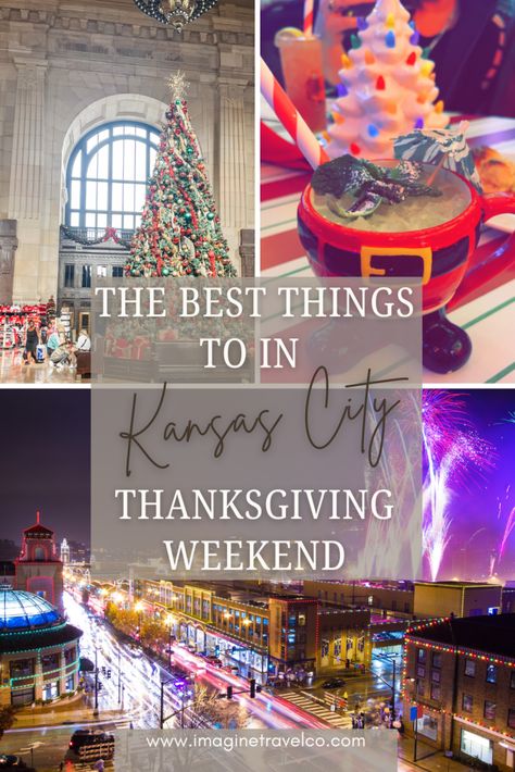 Planning on visiting Kanasas City over Thanksgiving weekend? This is your ultimate travel guide for a holiday weekend in Kansas City. KC is full of fun fall things to do. There is fun for the whole family- from the Plaza lighting ceremony to awesome shows and pop up bars to holiday markets. Make your holiday weekend memorable with these great ideas! Holiday Travel Quotes, Weekend In Kansas City, Holiday Travel Outfit, Usa Vacation Destinations, Things To Do In Kansas, Thanksgiving Getaways, Vacation Captions, Vacations In The Us, Family Festival