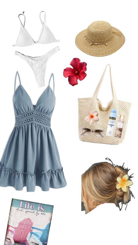 #summer #beachvibes #vacation #outfit #style #fyp #aestethic #beach #summeroutfit #outfitinspo Outfit Idea For Vacation, Fits For Mexico, Fits For Hawaii, Outfits In Hawaii, Cancoon Mexico Outfits, Cute Outfits For Vacation Summer, Beachy Summer Outfits Casual, Beach Trip Outfit Ideas, Cute Holiday Outfits Summer