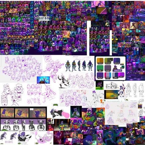 Rottmnt Style Study, Rottmnt Expression Sheet, Rottmnt Hand Reference, Rottmnt Study, Rottmnt Raph Reference, Rottmnt Hands, Rottmnt Sheldon, Donnie Rottmnt Ref Sheet, Rottmnt Art Study