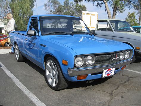 1974 Datsun 620 PickUp Murrieta California, Chevy Luv, Datsun Pickup, Vw Mk1, Datsun Car, Nissan Trucks, Lowered Trucks, Vintage Pickup Trucks, Datsun 510