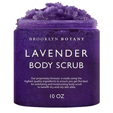 Brown Sugar Body Scrub, Lavender Body Scrub, Lavender Care, Moisturizing Body Scrub, Brown Sugar Scrub, Skin Care Business, Salt Body Scrub, Foot Scrub, Sugar Body Scrub