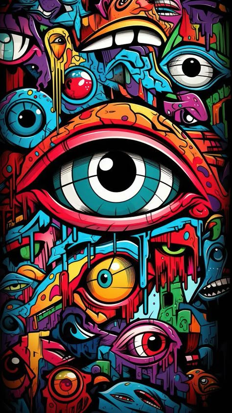 Eyeballs Wallpaper, Iphone Wallpaper Graffiti, Bedazzled Clothes, Trippy Eyes Wallpaper, Trippy Eyeball Drawing, Creepy Wallpaper, Eyeball Art Trippy, Painting Ideas Eyes Trippy, Jesus Art Drawing