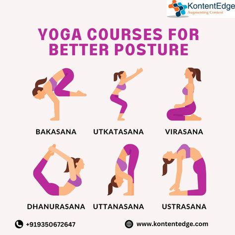 yoga online Posture Yoga, Better Posture Exercises, Yoga Course Online, Improving Posture, Mountain Pose, Posture Exercises, Yoga Lessons, Yoga Positions, Learn To Meditate